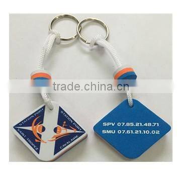 EVA Foam Floating Keychain in diamond shape