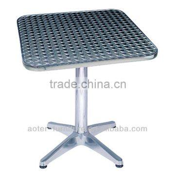 Outdoor aluminum restaurant modern square tables