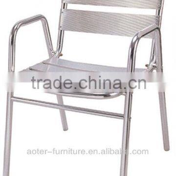 Outdoor patio aluminum hotel chair