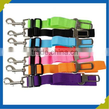 New Pure Color Adjustable Band Car Vehicle Safety Seat Belt Buckle Cat Dogs Pet