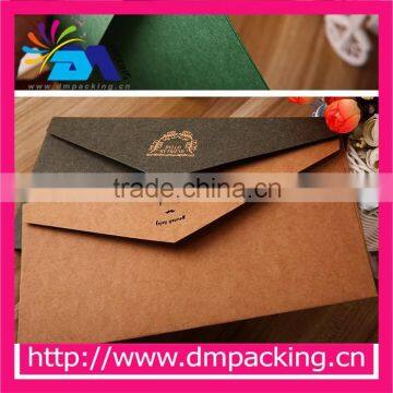 Custom paper gift packaging envelope with your printed