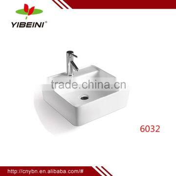 Hot design square ceramic wash basin