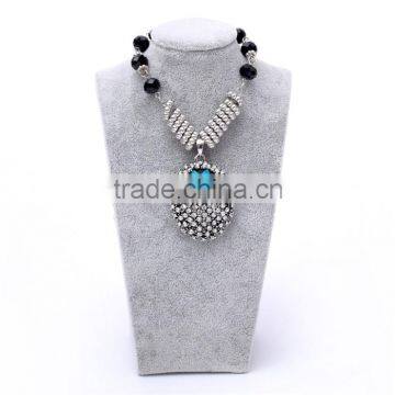 Custom High End Velvet Jewelry Display Bust For Necklace photo-3