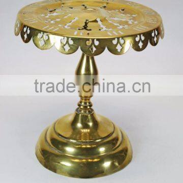 Wedding Cake Stand, Golden Cake Holder, Metal cake stand