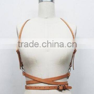 Snake Tan Leather Harness at 'Ayaan' AP-4518