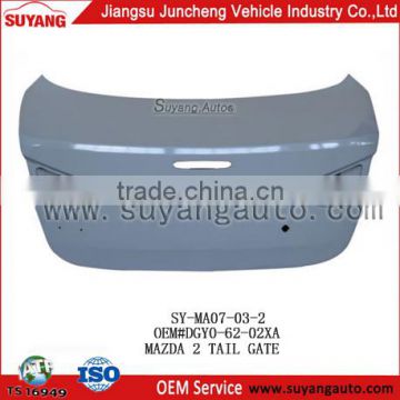 Aftermarket Steel Trunk Lid For Mazda 2 Auto Body Parts