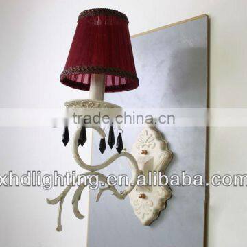 Fabric shade chandelier modern wall lamp made in China