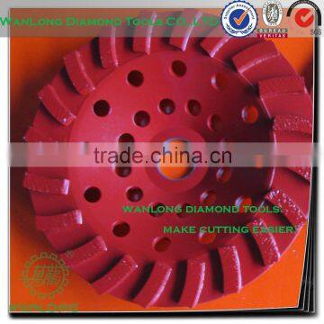 5" diamond abrasive cup wheel for marble slab grinding -ats cup wheel