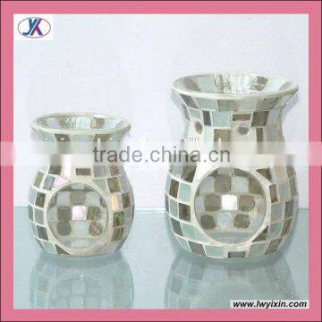Mosaic Tart Burner/oil Burner/tart Warmer28/tealight With Candle/candle Holder