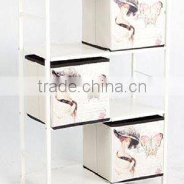 2015 New Fashional 3 Tiers Fabric Drawer Storage Rack photo-2