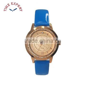 2016 Latest Collection Alloy Case With Slicon Strap Lady Watch photo-3