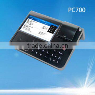 New arrival pos terminal with 58mm bluetooth receipt printer thermal printing and power supply built-in free shipping