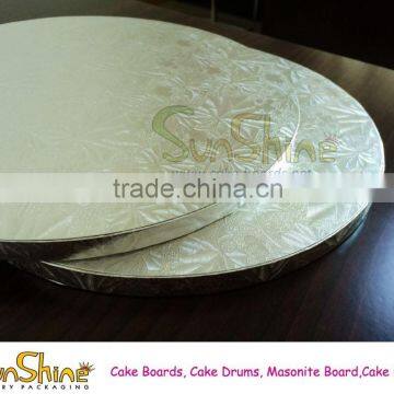 Silver Round Cake Drum Boards 1/2" 12mm THICK Wedding, Birthdays photo-6