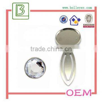 Wholesale Brand Metal Bookmark With Gold Plated Color