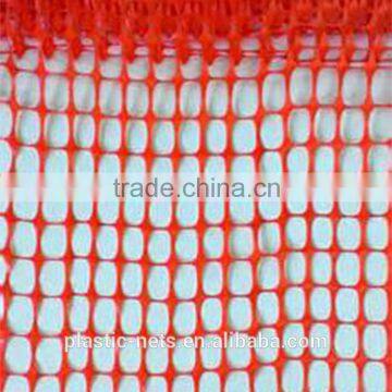 orange plastic extruded safety netting for construction