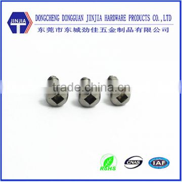 Square head customize stainless steel screw no.8x1/2''