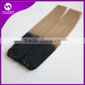 Wholesale Straight Hair Two Tone T1B/22 Cheap Ombre Human Hair Extension Brazilian Ombre Human Hair