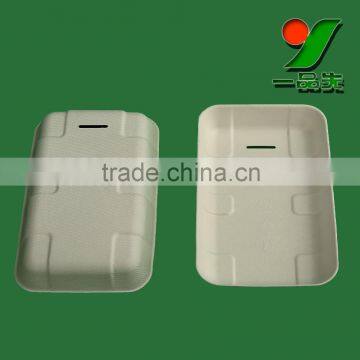 Promotion High-End Custom Clean Paper Molded Fiber Blister Mobile Phone Case Packaging for Electronics Inner Protective Tray photo-2