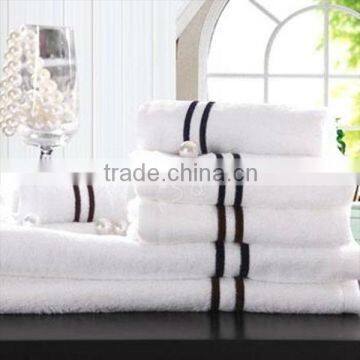 100%cotton high quality white hotel set towel