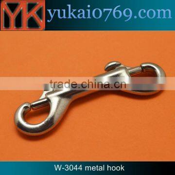 Yukai metal quick release hook/metal double end hook for pet collar