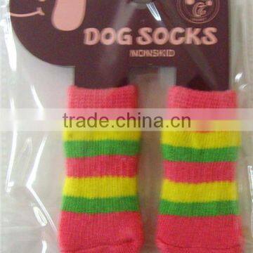 Paw protection dog socks / scratch prevention pet sock anti-slip socks for your dog