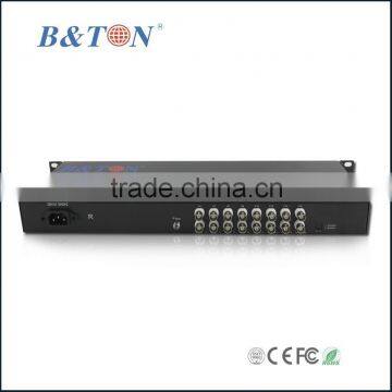 Digital optical fiber 16 channel video converter