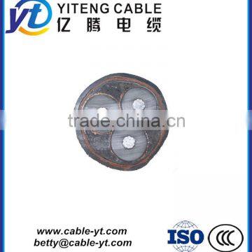 High/ Medium Voltage Power Cable 6/10KV CU/XLPE/PVC(or PE) Power Cable Wire Price 3*25/70/95mm2