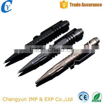 Newest Aviation Aluminum Alloy Writing Ballpoint Tactical Pen Self Defense With Emergency Hammer Easy Carry
