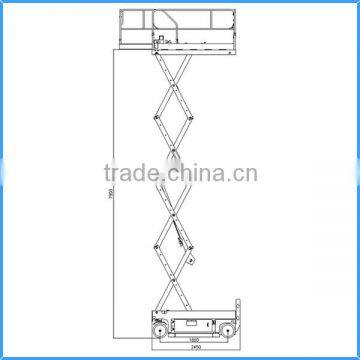 Building Painting Equipment 8M Scissor Lift photo-3