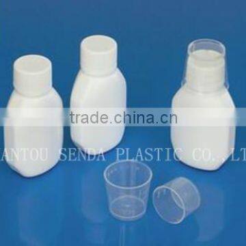 Empty Plastic Bottles for Liquid, HDPE Oral Liquid Bottle,liquid Medicine Bottle,oral Liquid Bottle With Clean Measuring Cup