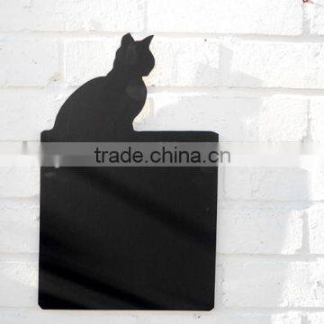 Cat on the stone chalkboard sticker