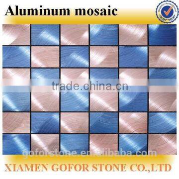 modern aluminmum colorful mosaic