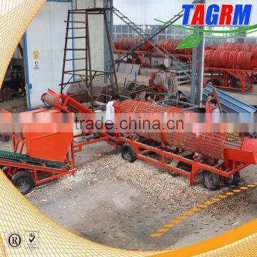 Peeling and chipping usage conveyor cassava peeler and chipper manufacured by factory