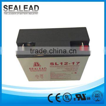 high quality battery solar battery12v 17ah electric scooter bateria