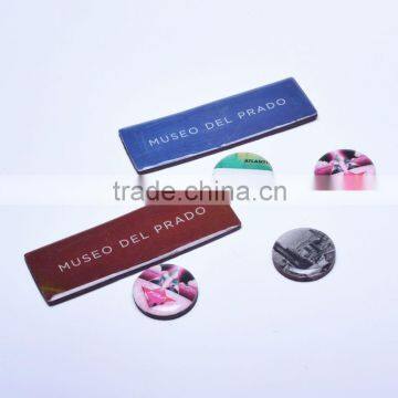 2016 new hot custom souvenir crystal epoxy resin fridge magnets for promotion gift