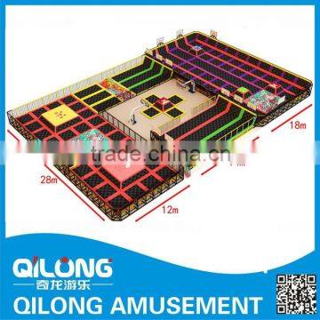 Latest integrated multi-functional outdoor trampoline for fun