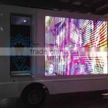 YEESO LED TV truck for sale-Mounted LED billboard Van V6