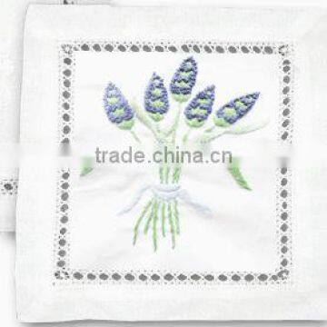 embroidery lavender bag