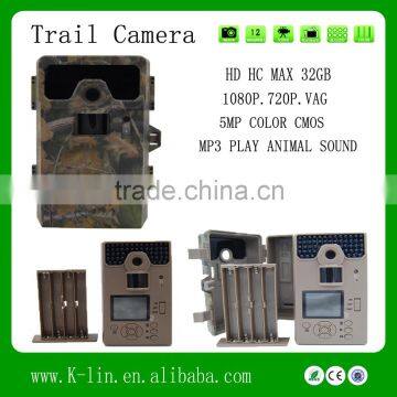 12V TV Out Type PAL NTSC MP3 Sounds Play Infrared Hunting Camera Wifi