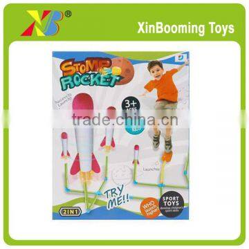 Air pump rocket toys