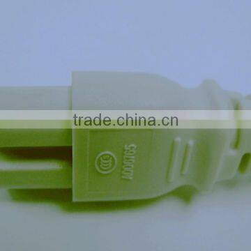 KC standard 2pole Korea 250V female molded PVC connector