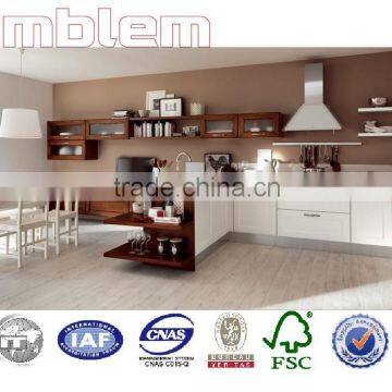 Amblem Quality Guaranteed modern solid wood kitchen cabinet with TVstands(1 year warranty)