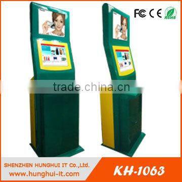 Dual Screen Advertising kiosk/Self-service Kiosk for Exhibition-booth