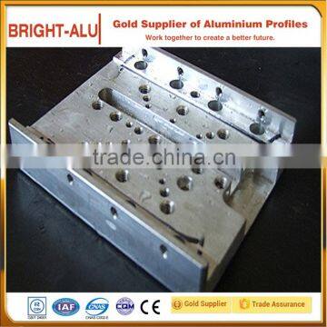 Perforated aluminum die casting oem services square parts