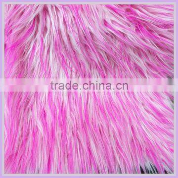 jacquard faux fur by the yard fabrics China suppier custom made