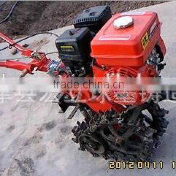 Chinese Mini Hand Tiller With Crawler Belt, Garden Tiller