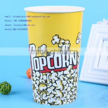 Degradable paper buckets for popcorn