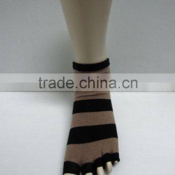 Tan/ Black anti slip yoga socks
