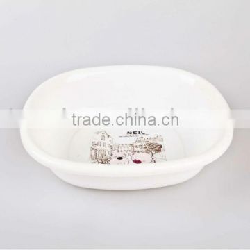 full colored plastic washbasin,wash bowl