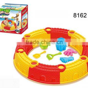 Hot Summer Products Plastic Sand Box Toys Beach Castle Wall Toy Set photo-3
